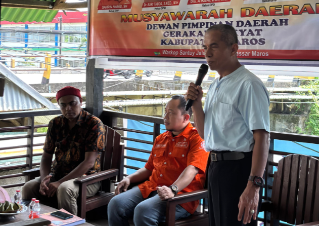 Sambutan Ketua DPD GR Maros Andi Ikbal Dwi